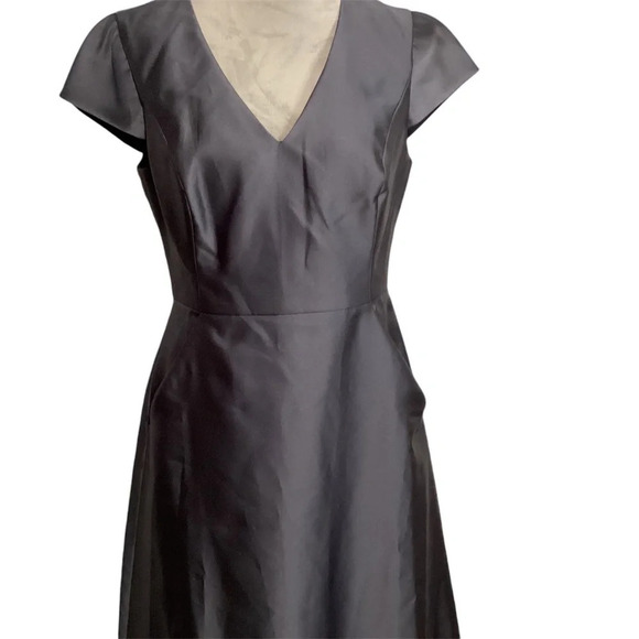 Alfred Sung gown womens SZ 10  sateen bridesmaids prom elegant classic f… - Picture 3 of 12